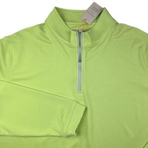 PeterMillar Crown Sport Perth Mélange Performance Quarter Zip Pullover Size XXL